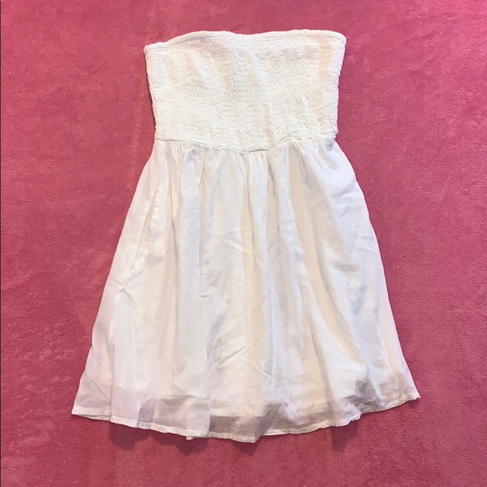 Nordstrom Fire White Tube Dress NWOT Small